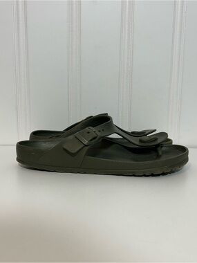 Birkenstock gizeh Eva dark green thong sandals
